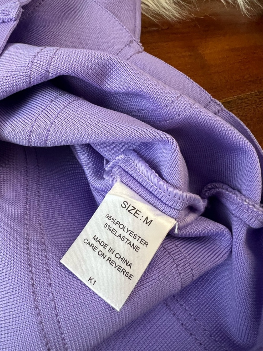 Bodycon Collection Leah Violet Purple Mesh Corset Midi Dress M - Picture 4 of 4